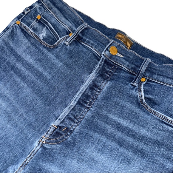 As Seen on Miranda Kerr MOTHER The Stunner Ankle Fray Jeans Women's Size 31 - Picture 3 of 16